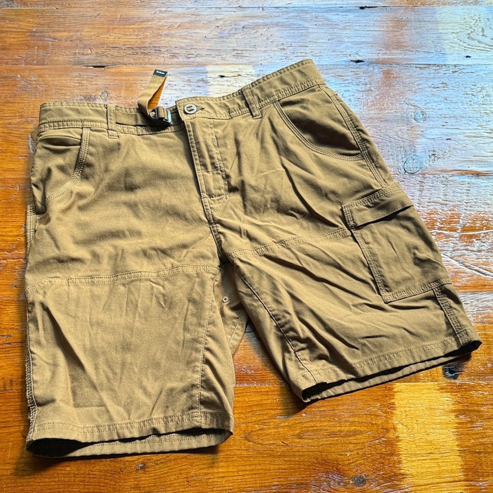 ⛰️ NWOT Prana Brown Cargo Shorts 34/10 Standard Fit
